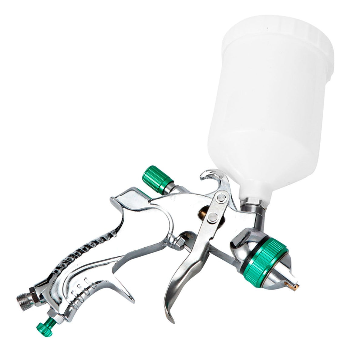 High Atomization Paint Sprayer Large Capacity Gravity Feed Furniture Painting Sprayer Green
