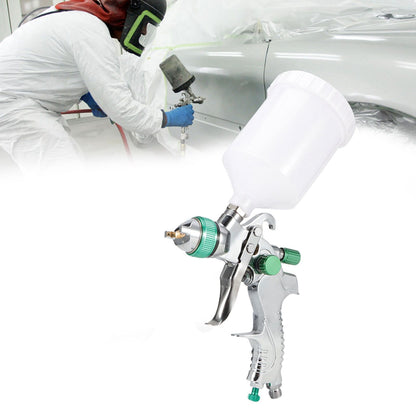 High Atomization Paint Sprayer Large Capacity Gravity Feed Furniture Painting Sprayer Green