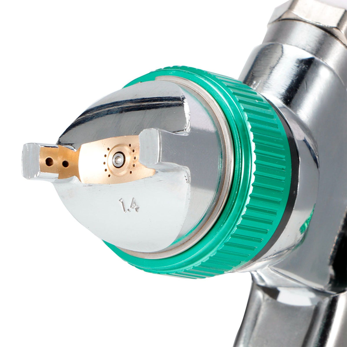 High Atomization Paint Sprayer Large Capacity Gravity Feed Furniture Painting Sprayer Green