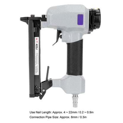 Pneumatic Nail Gun Portable J Nailing Equipment for Woodworking Household Manufacturing