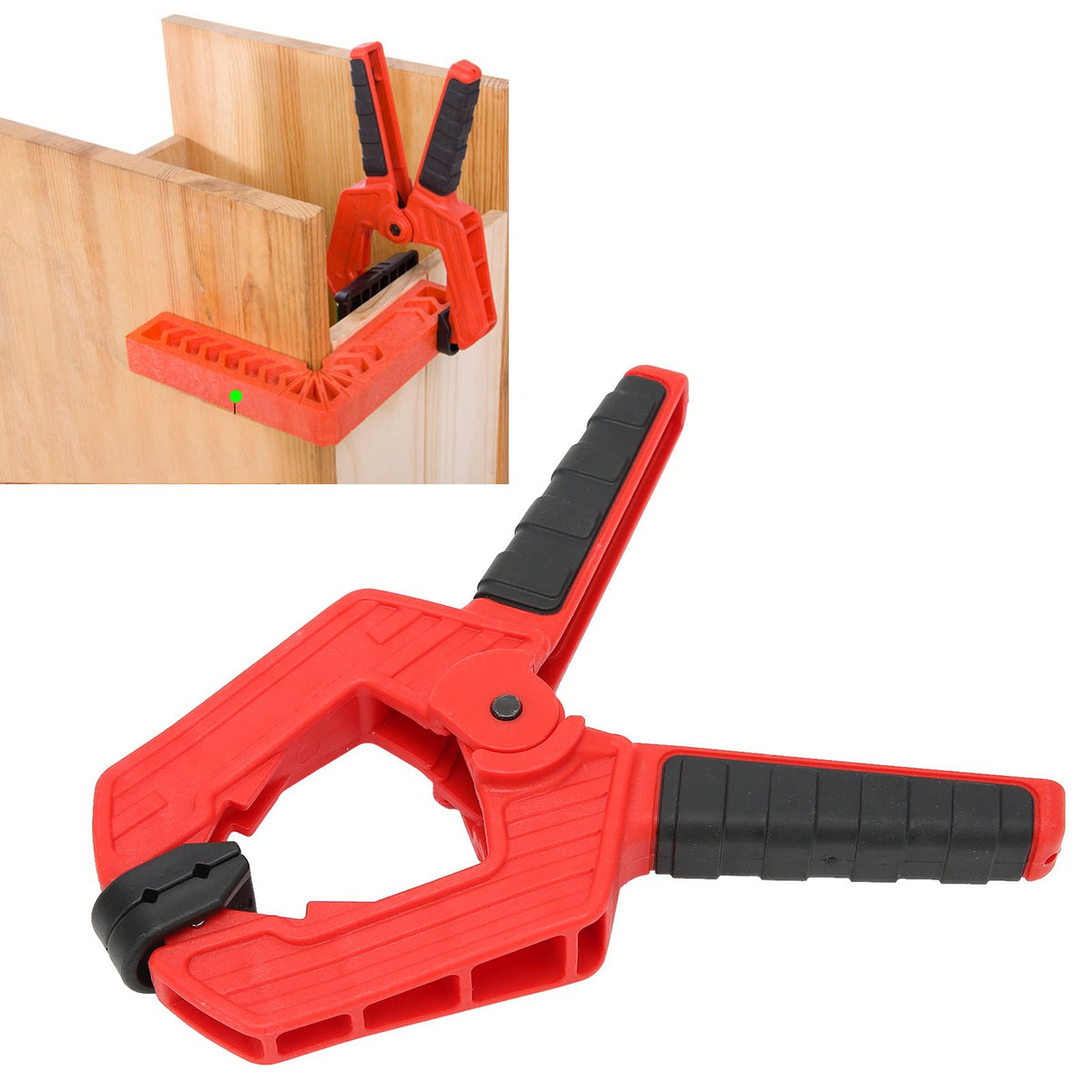 AShape Clamp Strong Spring DIY Woodworking Fixing Clamp Carpenter Accessory Tool(4in 50mm 10kg )