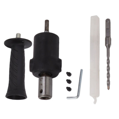 Electric Hammer Conversion Head Electric Hammer Drill Bit Hammer Drill Conversion Head Square Shank Black