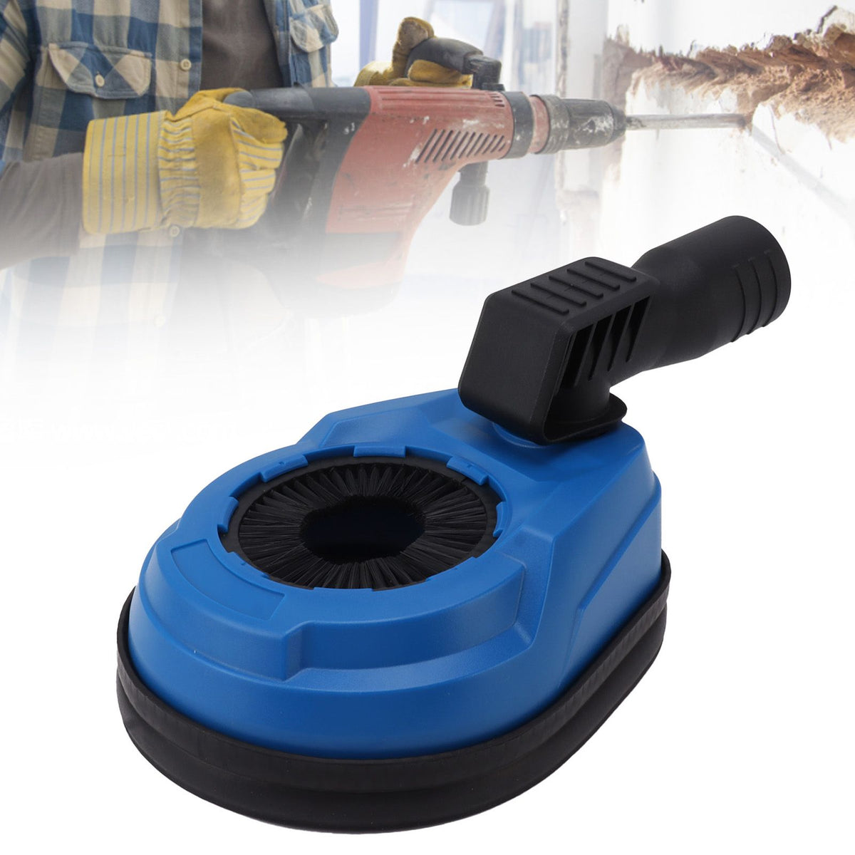Electric Hammer Protector Drilling Holes Dust Collection Bowl Drill Dust Catcher Chamber for 4.1cm 3.5cm Hose