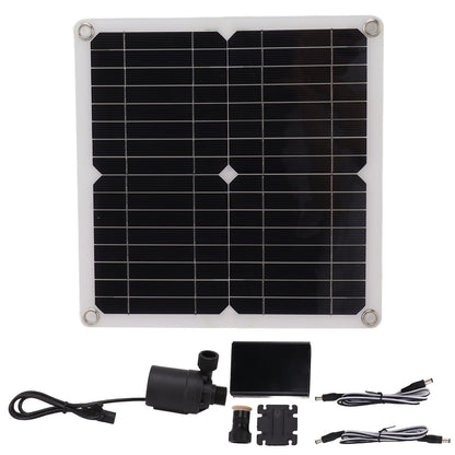 Solar Water Pump Kit Water Fountain Flower Irrigation Pump DC12V 22W with 100W Solar Panel