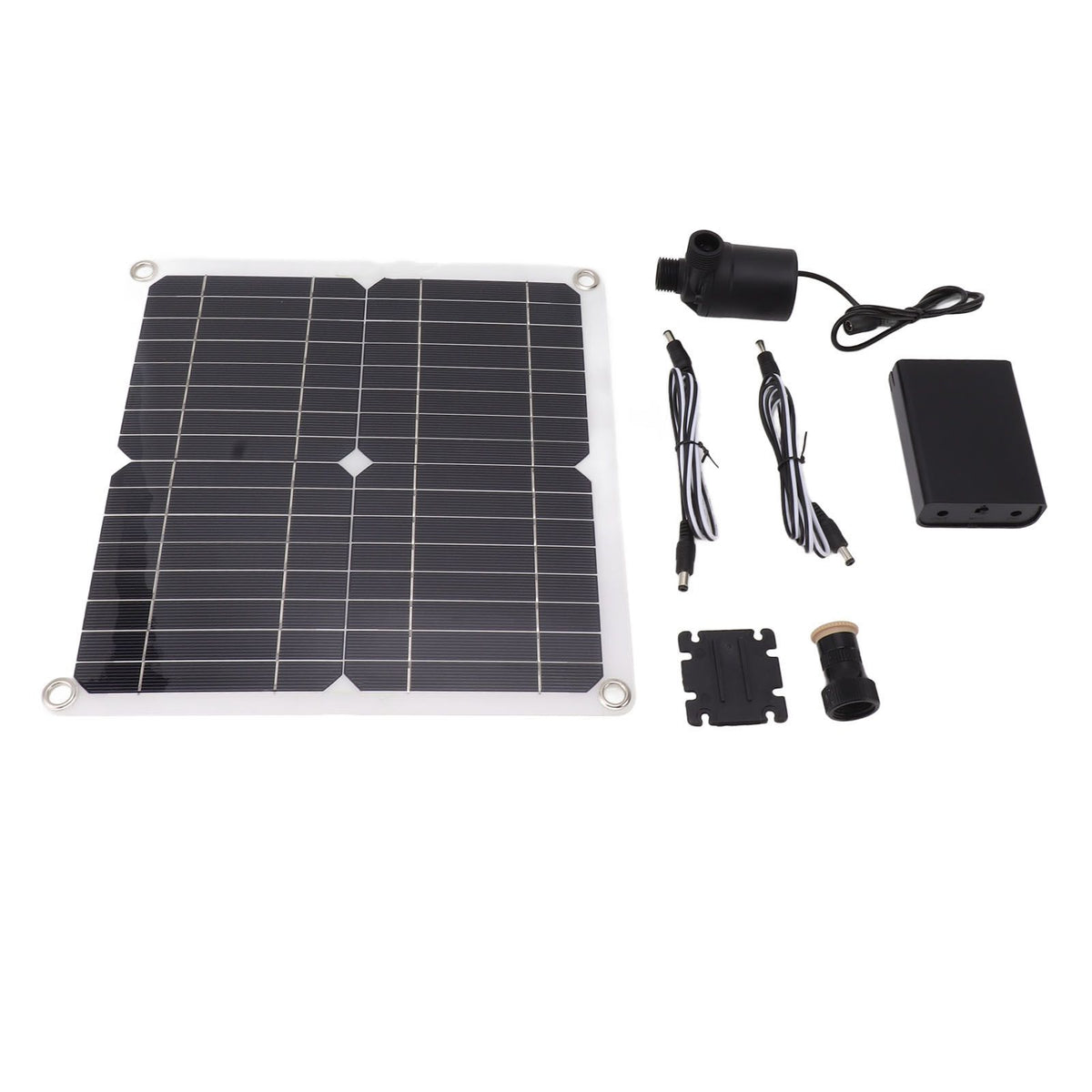 Solar Water Pump Kit Water Fountain Flower Irrigation Pump DC12V 22W with 100W Solar Panel