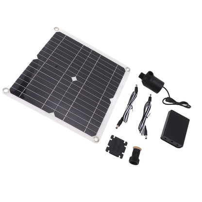 Solar Water Pump Kit Water Fountain Flower Irrigation Pump DC12V 22W with 100W Solar Panel