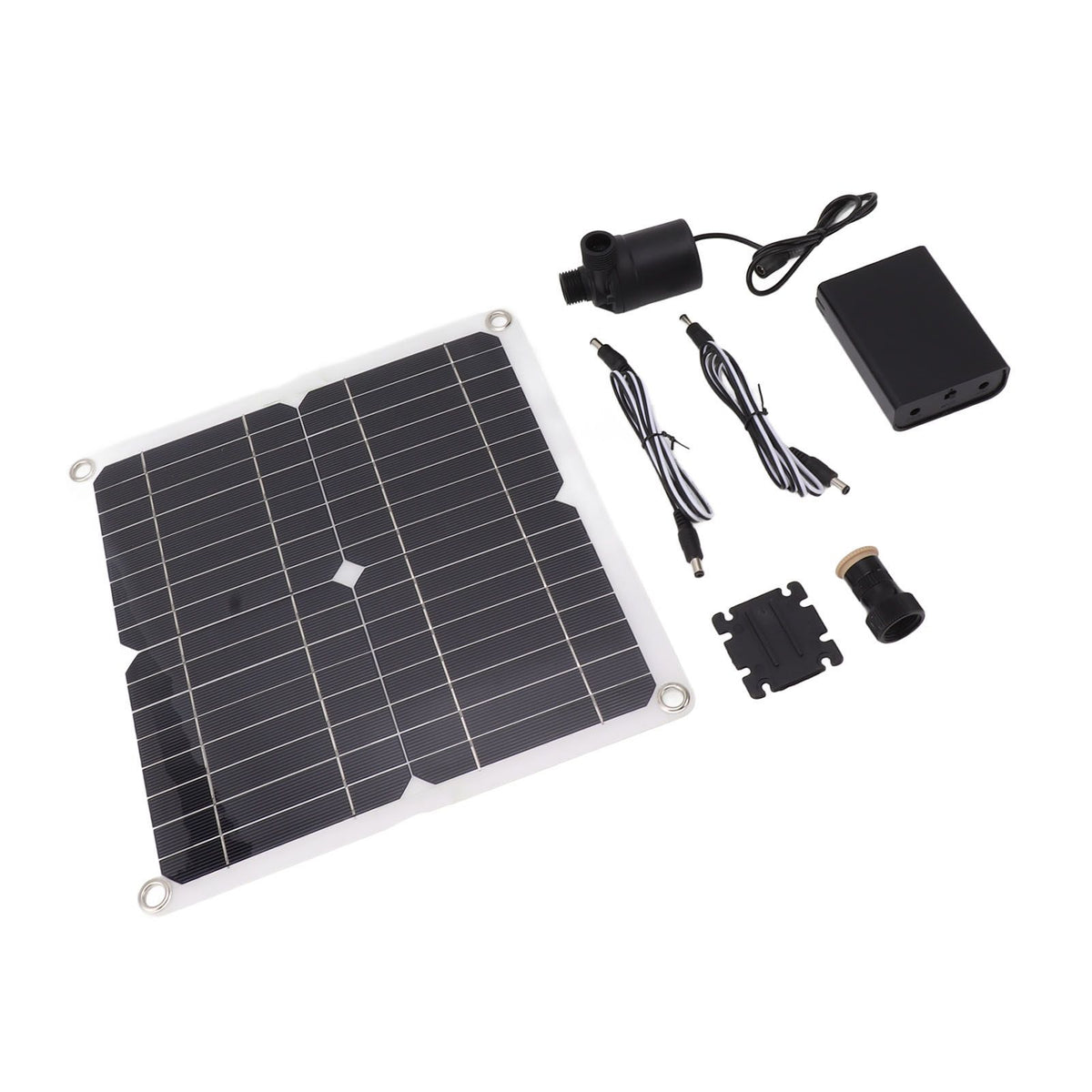 Solar Water Pump Kit Water Fountain Flower Irrigation Pump DC12V 22W with 100W Solar Panel