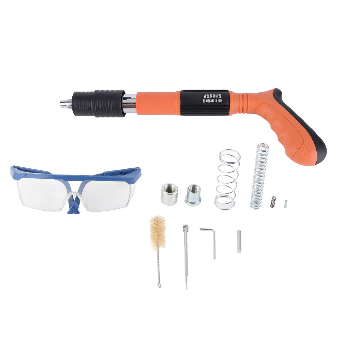 Manual Mini Steel Nail Shooting Machine Adjustable Wall Install Nail Shooting Machine