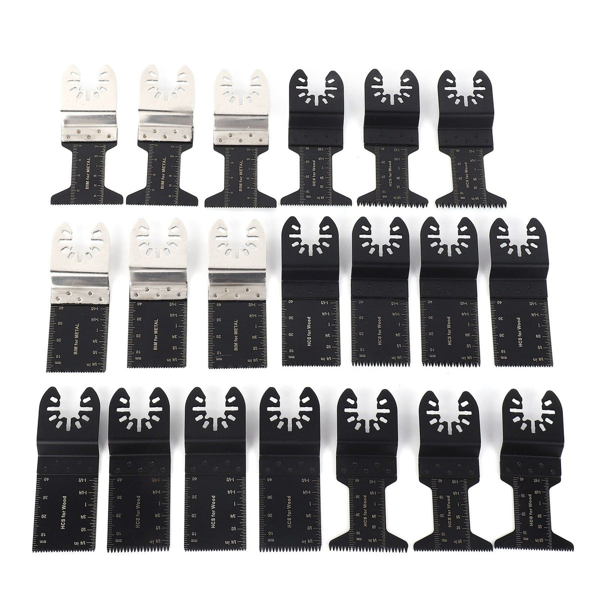 20pcs Oscillating Saw Blade High Efficiency Universal Quick Release Multi Tool Blades for Wood Metal Plastics