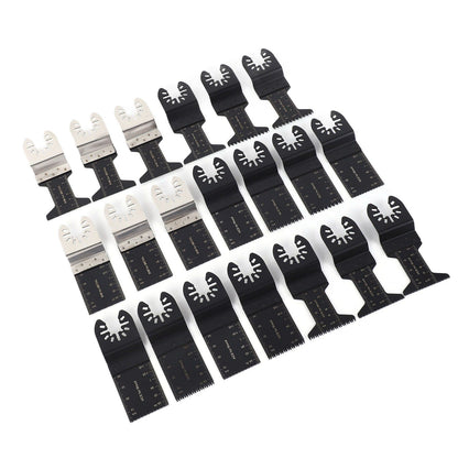 20pcs Oscillating Saw Blade High Efficiency Universal Quick Release Multi Tool Blades for Wood Metal Plastics
