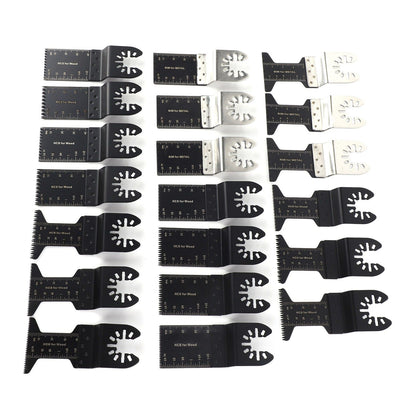 20pcs Oscillating Saw Blade High Efficiency Universal Quick Release Multi Tool Blades for Wood Metal Plastics