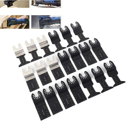 20pcs Oscillating Saw Blade High Efficiency Universal Quick Release Multi Tool Blades for Wood Metal Plastics