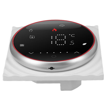 LED Smart Thermostat for Water Heating Programmable Thermostat Accurate 7 Day Programmable Thermostat AC95‑240V Square Base Black