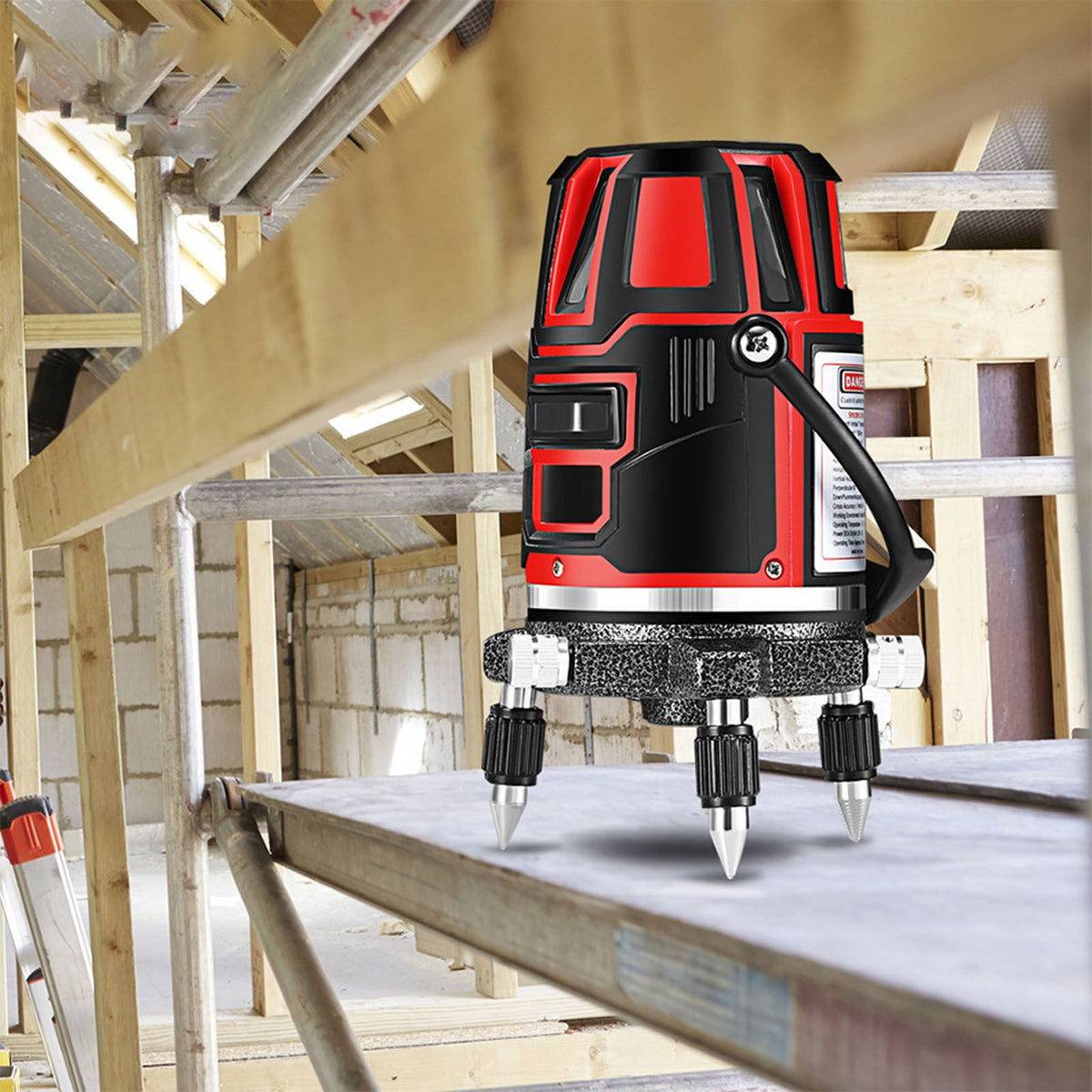 Laser Line Leveler 5 Lines Self Leveling Tool High Accuracy Vertical and Horizontal Laser Line Level