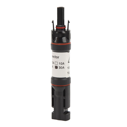 1000V 30A PV Inline Fuse Connector Solar Panel Male Female Connector with Fuse IP67 Waterproof Solar Connectors for Outdoor Use