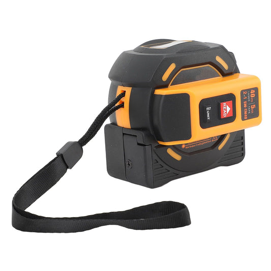 2 In 1 Laser Tape Measure Laser with Digital Display Accurate Measurement Sound Prompt Function Infrared Laser Tape Measuring 60m English Version