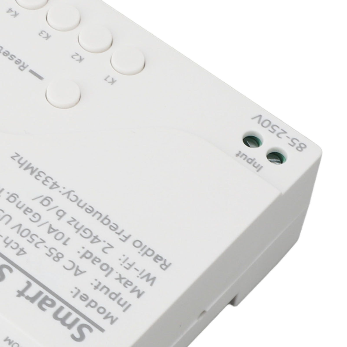 3500W 433mhz 4 Channel Intelligent Switch Timing Inching Interlock Remote Control Module Wireless Relay Switch 85V‑250V
