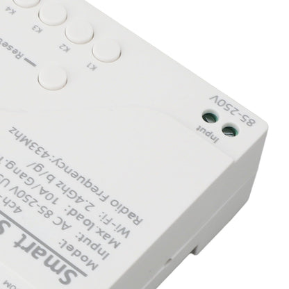 3500W 433mhz 4 Channel Intelligent Switch Timing Inching Interlock Remote Control Module Wireless Relay Switch 85V‑250V