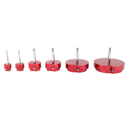 PVC Pipe Reamer Tool for PPRK6 Plastic Pipe Fitting Reamer 6 Piece Kit Fit Into Standard 1/2 Inch Drills