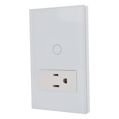 Smart Switch WiFi Phone Remote Fire Zero Control with 3 Holes Socket Touch Light Switch for Home Use Hotel