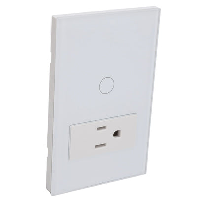 Smart Switch WiFi Phone Remote Fire Zero Control with 3 Holes Socket Touch Light Switch for Home Use Hotel