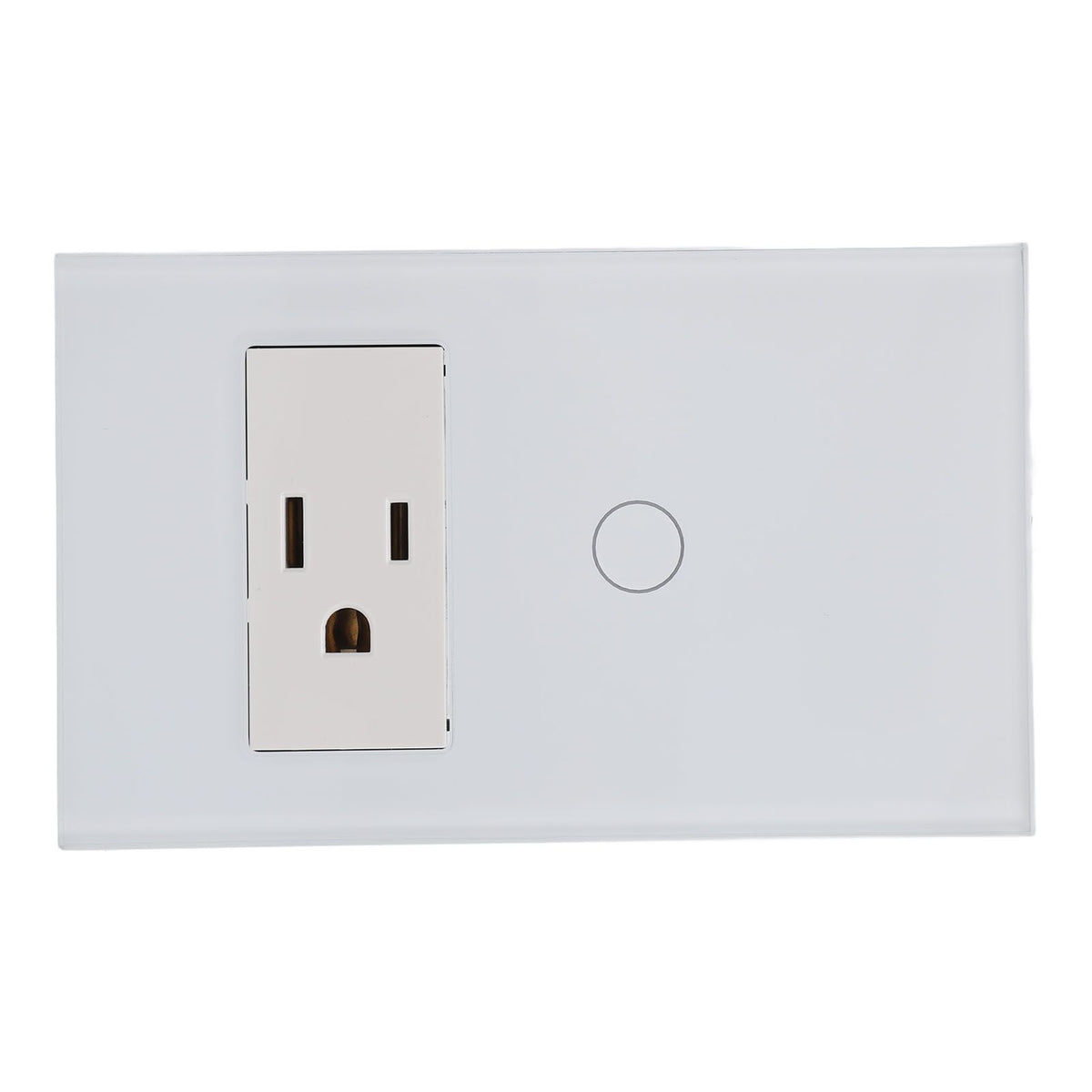 Smart Switch WiFi Phone Remote Fire Zero Control with 3 Holes Socket Touch Light Switch for Home Use Hotel