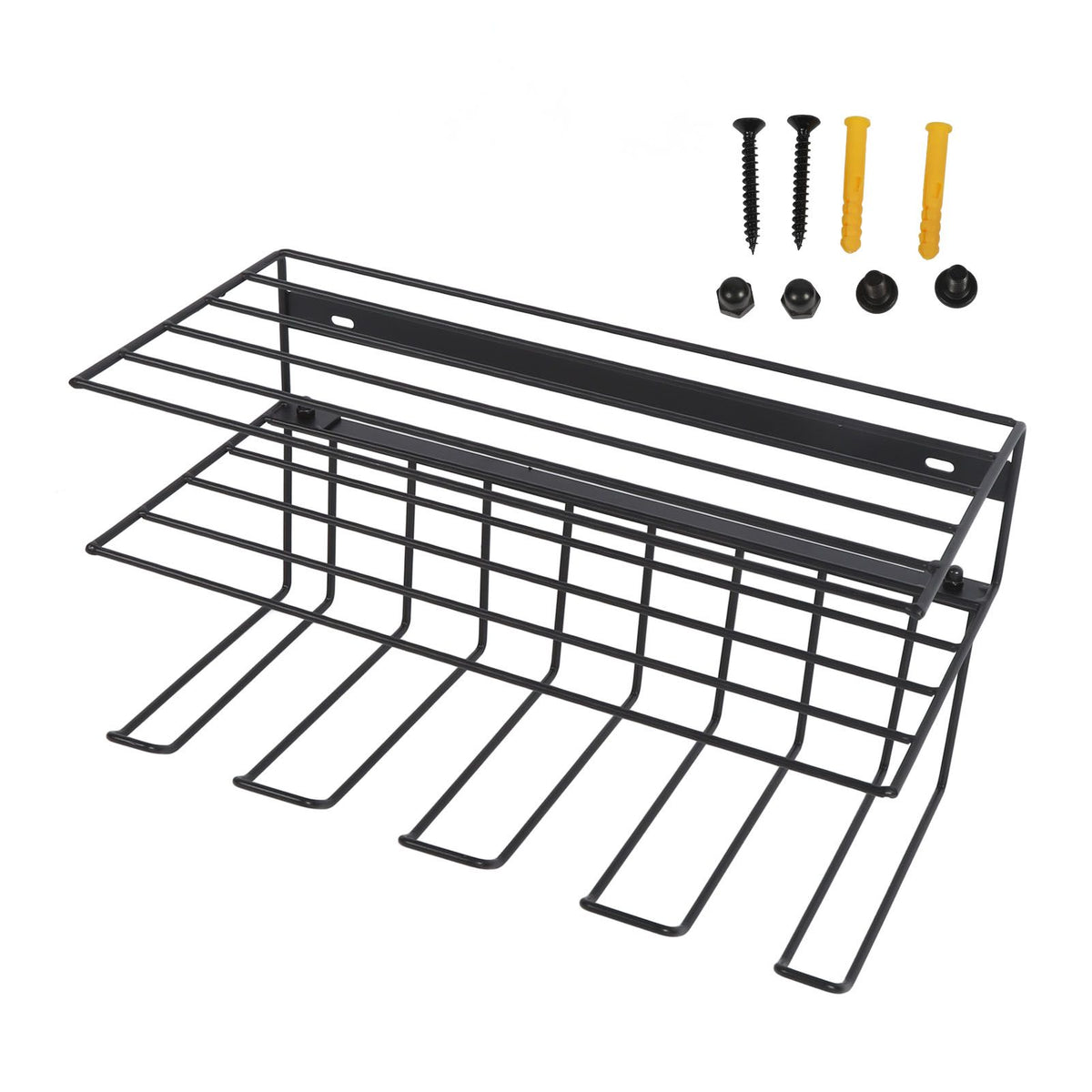 Power Tool Organizer Wall Mounted Iron Power Drill Tool Holder Easy Installation Power Tool Storage Rack for Garages Homes Workshops Sheds
