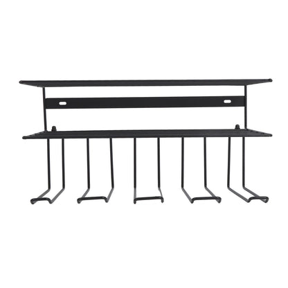 Power Tool Organizer Wall Mounted Iron Power Drill Tool Holder Easy Installation Power Tool Storage Rack for Garages Homes Workshops Sheds