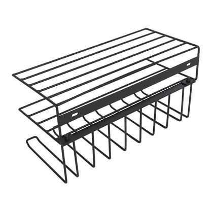 Power Tool Organizer Wall Mounted Iron Power Drill Tool Holder Easy Installation Power Tool Storage Rack for Garages Homes Workshops Sheds