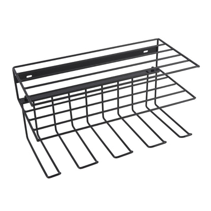 Power Tool Organizer Wall Mounted Iron Power Drill Tool Holder Easy Installation Power Tool Storage Rack for Garages Homes Workshops Sheds