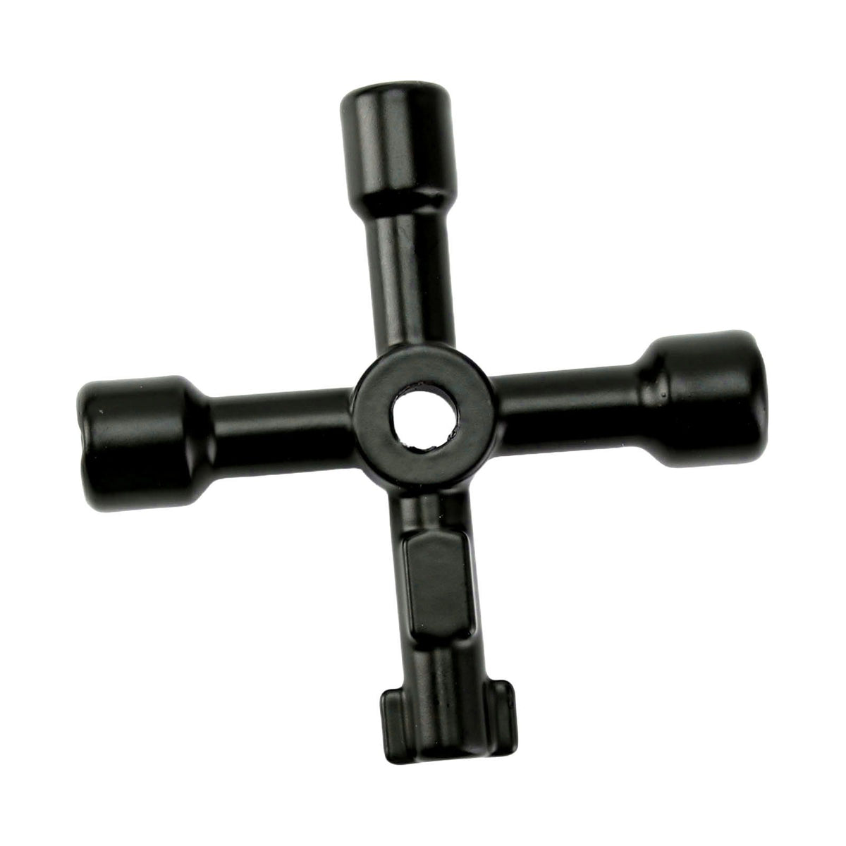 Water Meter Wrench Foldable T Handle Steel Multifunctional Water Shut Off Tool for Repairing Yellow