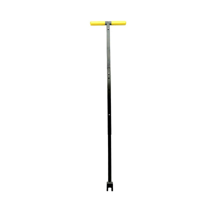 Water Meter Wrench Foldable T Handle Steel Multifunctional Water Shut Off Tool for Repairing Yellow