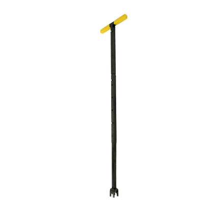 Water Meter Wrench Foldable T Handle Steel Multifunctional Water Shut Off Tool for Repairing Yellow