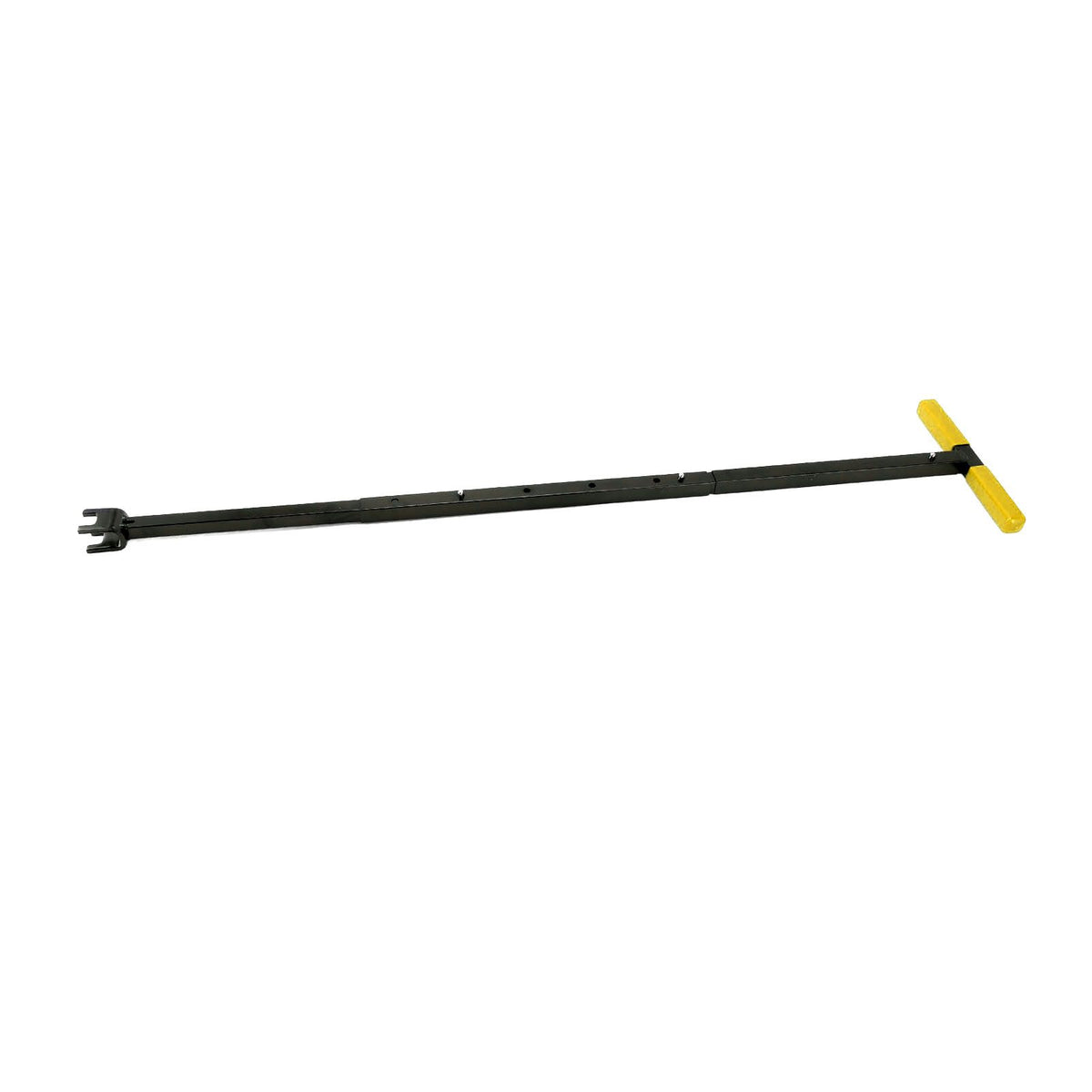Water Meter Wrench Foldable T Handle Steel Multifunctional Water Shut Off Tool for Repairing Yellow