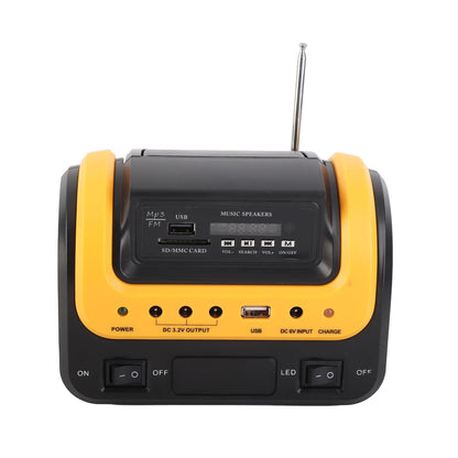 Solar Power Generator Portable Power Station 5000mAh Solar Power Generator with Solar Panel for Camping Emergency