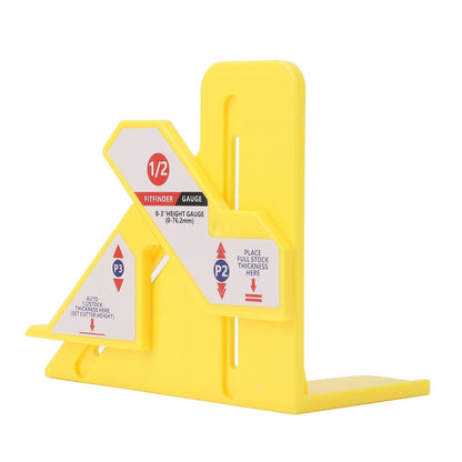 Table Saw Height Ruler Professional High Accuracy Table Saw Gauge Block Height Ruler for Table Saw Router Drill Press