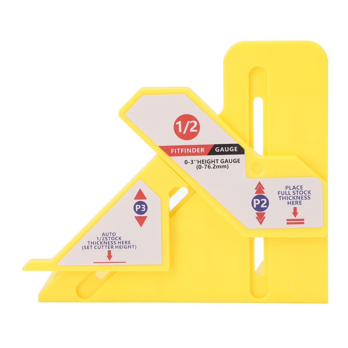 Table Saw Height Ruler Professional High Accuracy Table Saw Gauge Block Height Ruler for Table Saw Router Drill Press