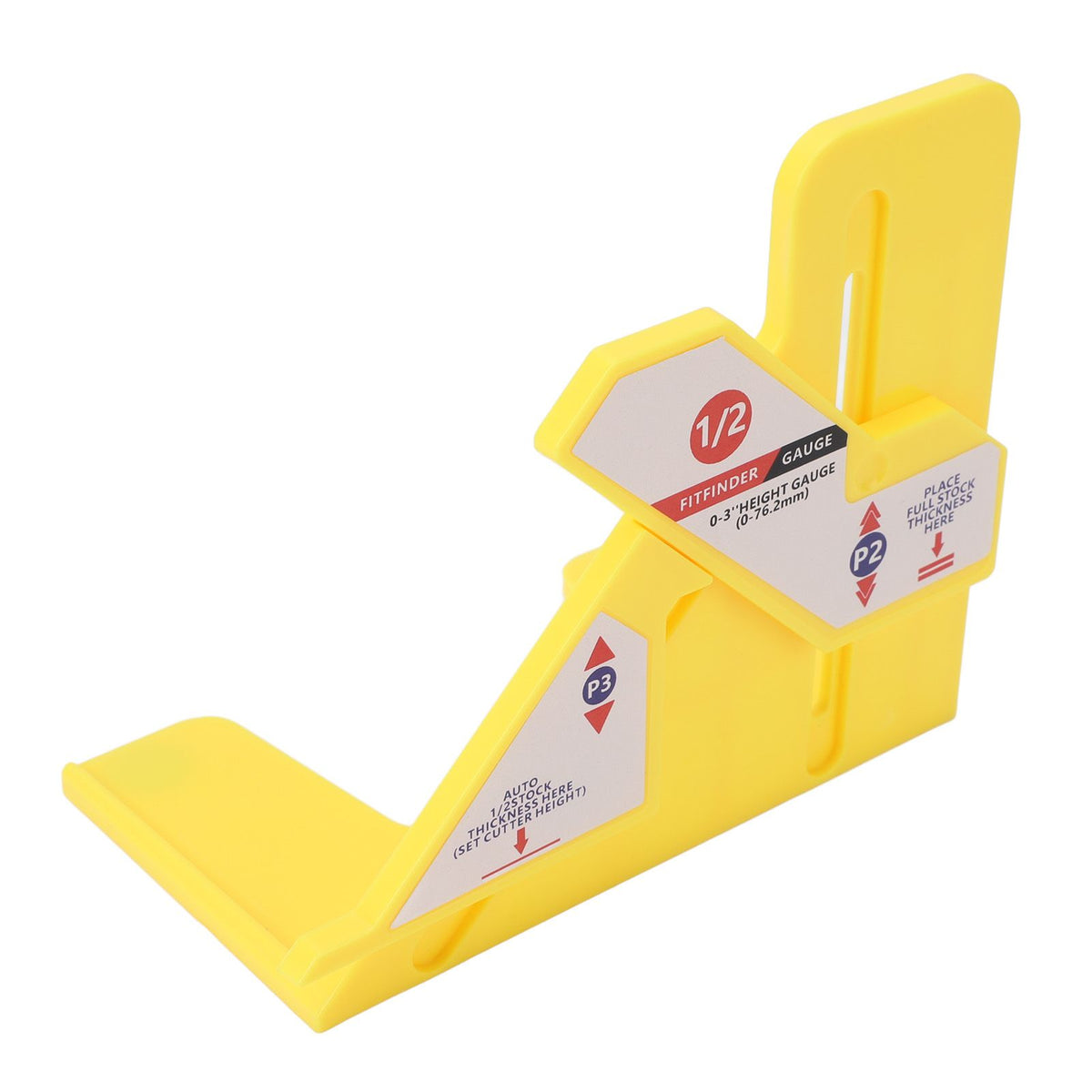 Table Saw Height Ruler Professional High Accuracy Table Saw Gauge Block Height Ruler for Table Saw Router Drill Press