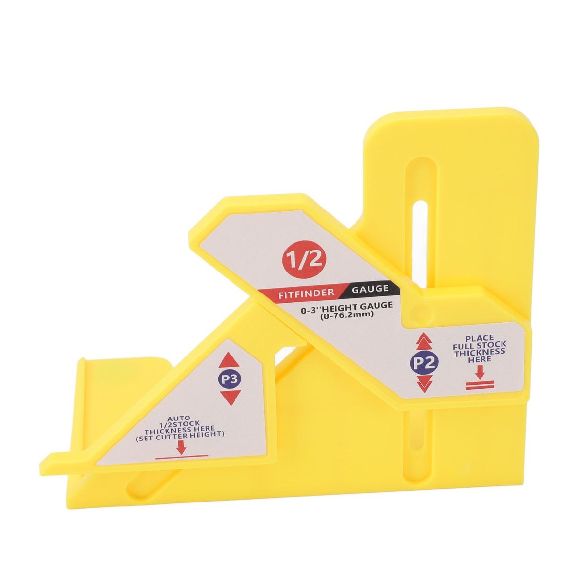 Table Saw Height Ruler Professional High Accuracy Table Saw Gauge Block Height Ruler for Table Saw Router Drill Press