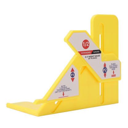 Table Saw Height Ruler Professional High Accuracy Table Saw Gauge Block Height Ruler for Table Saw Router Drill Press