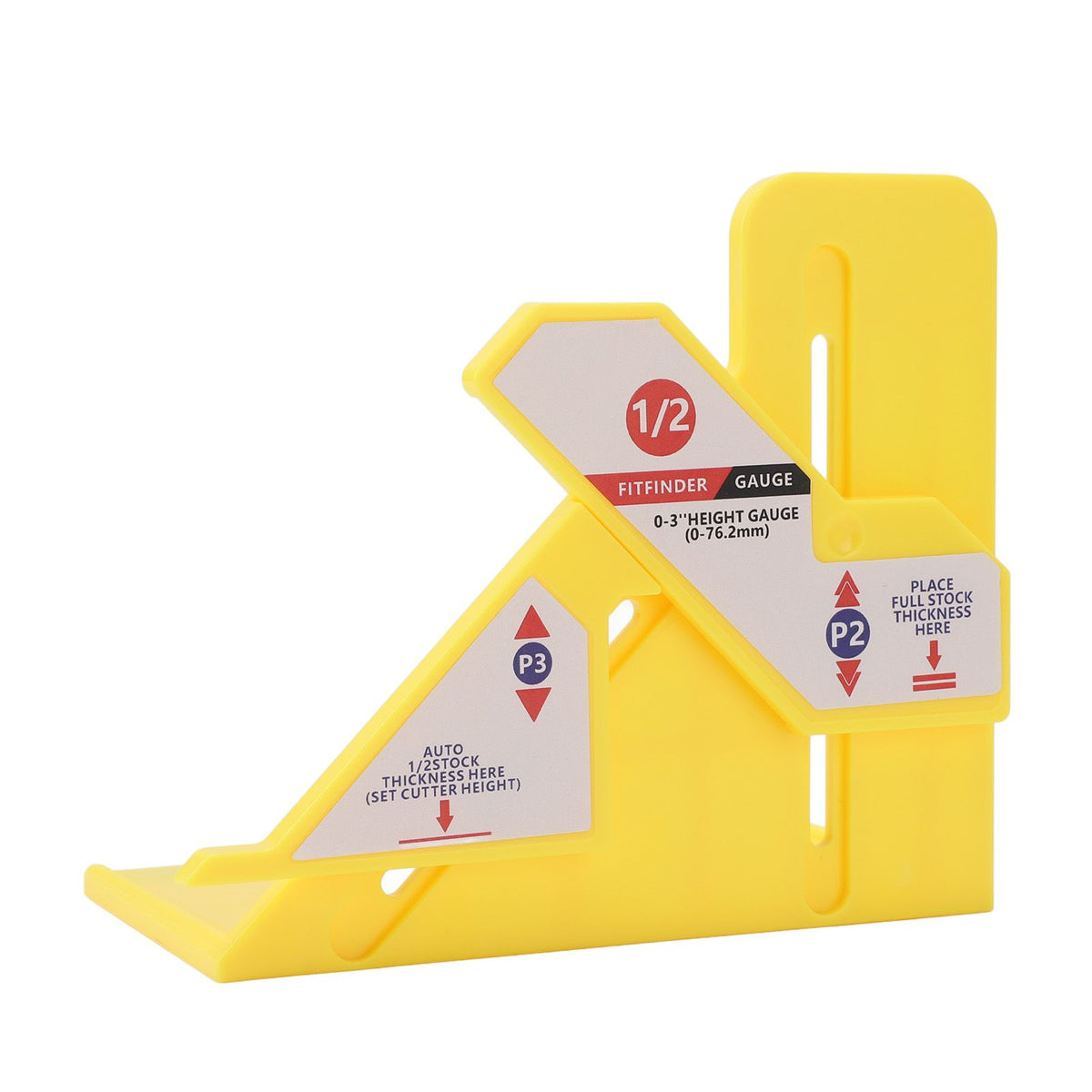 Table Saw Height Ruler Professional High Accuracy Table Saw Gauge Block Height Ruler for Table Saw Router Drill Press