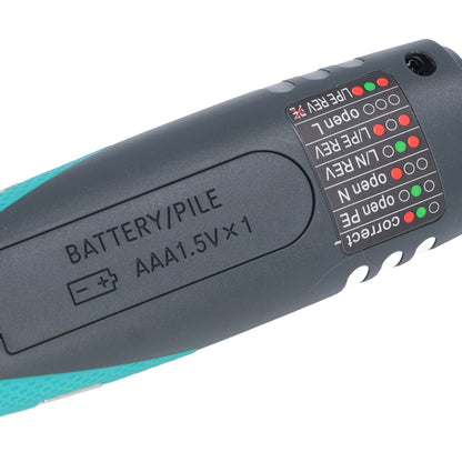 Circuit Test Pen Socket Circuit Analyzer LCD Display NCV Intelligent Sensing Neutral Live Wire Power Off Tester