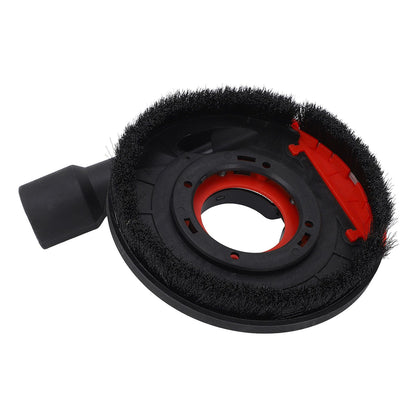 4 Inch Angle Grinder Grinding Dust Shroud Efficient Filtration Grinding Dust Cover for 100 115 Small Angle Grinder B-100H Red Black