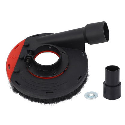 4 Inch Angle Grinder Grinding Dust Shroud Efficient Filtration Grinding Dust Cover for 100 115 Small Angle Grinder B-100H Red Black
