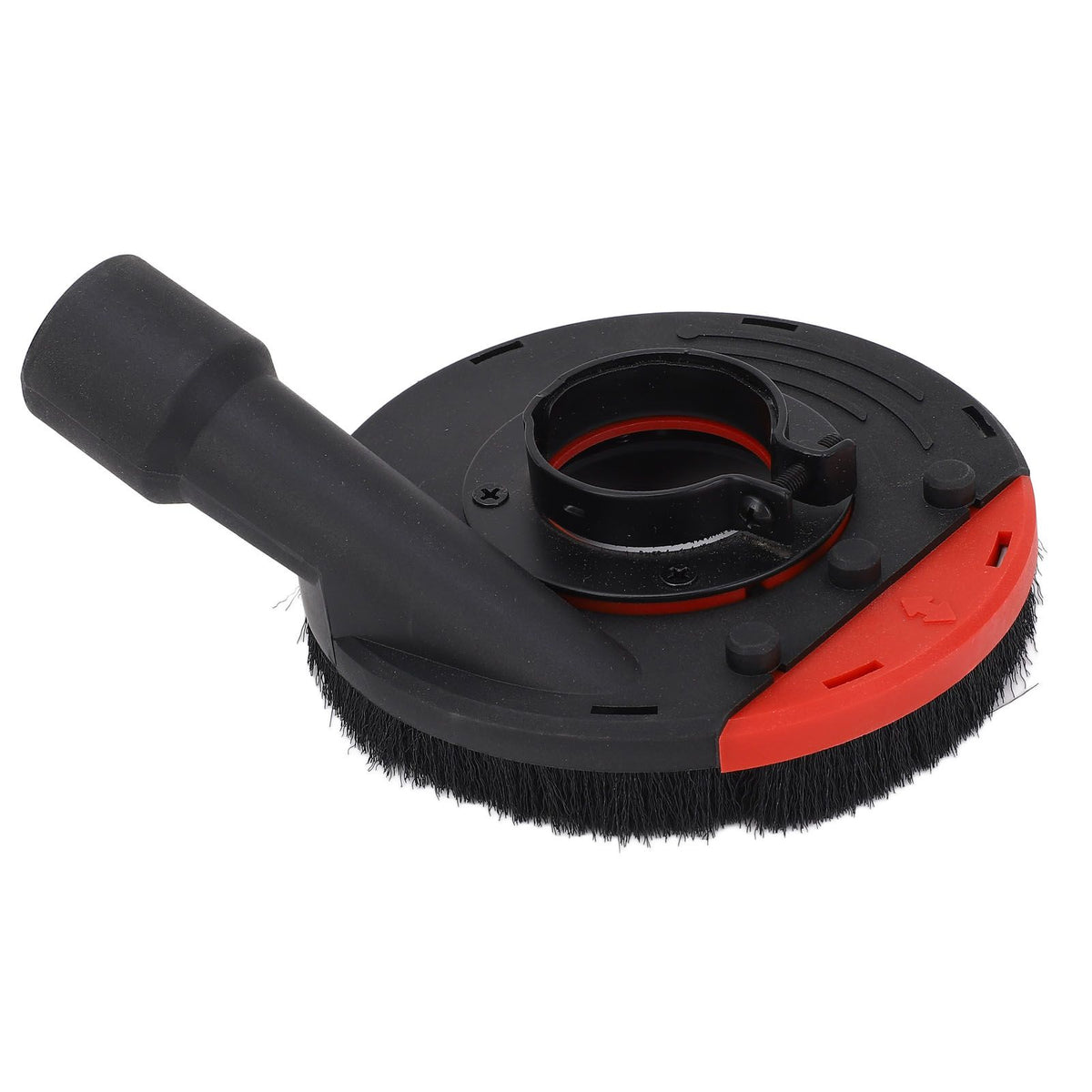 4 Inch Angle Grinder Grinding Dust Shroud Efficient Filtration Grinding Dust Cover for 100 115 Small Angle Grinder B-100H Red Black