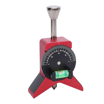 Pipe Center Finder Y Shaped Magnetic Pipe Marker Centering Head Tool with Adjustable Scale Bubble Level Protractor for Professionals