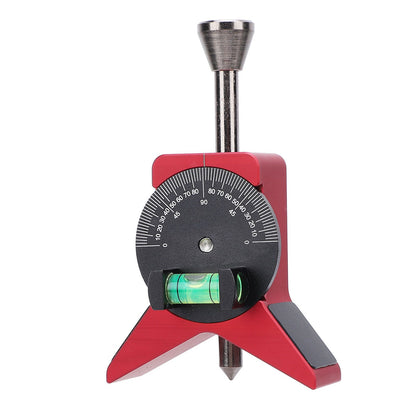 Pipe Center Finder Y Shaped Magnetic Pipe Marker Centering Head Tool with Adjustable Scale Bubble Level Protractor for Professionals