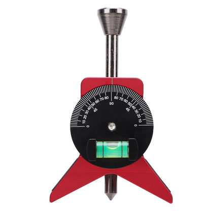 Pipe Center Finder Y Shaped Magnetic Pipe Marker Centering Head Tool with Adjustable Scale Bubble Level Protractor for Professionals