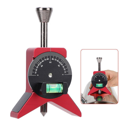 Pipe Center Finder Y Shaped Magnetic Pipe Marker Centering Head Tool with Adjustable Scale Bubble Level Protractor for Professionals