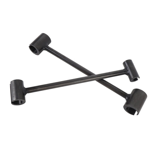 2 Pack Door Hinge Adjustment Tools Steel Construction Double Head Hinge Gaps Bender Repair Wrench